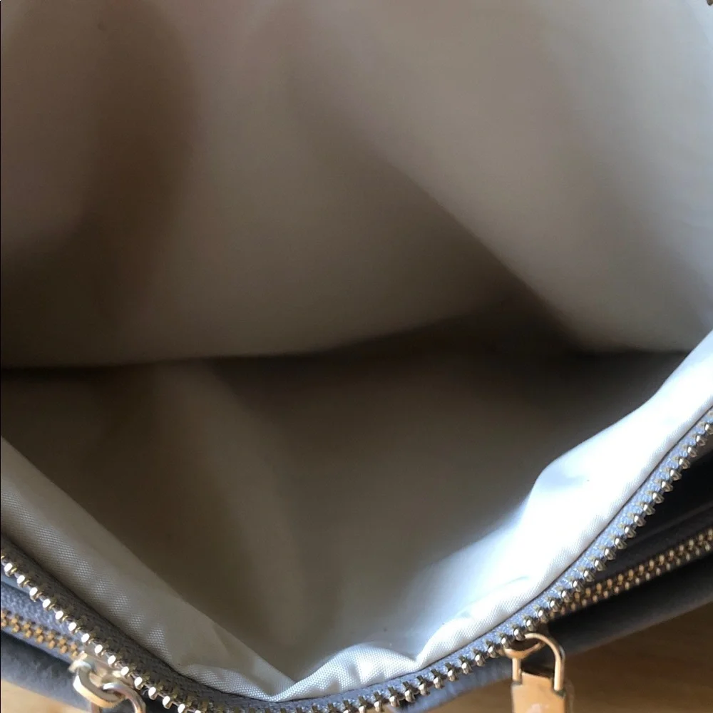 Miss Fong Gray Baby Bag Tote - Large Gray Diaper Bag